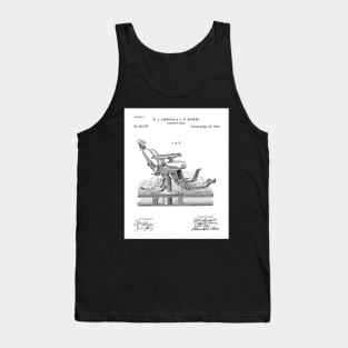 Dental Chair Patent - Dentist Dentists Office Art - White Tank Top